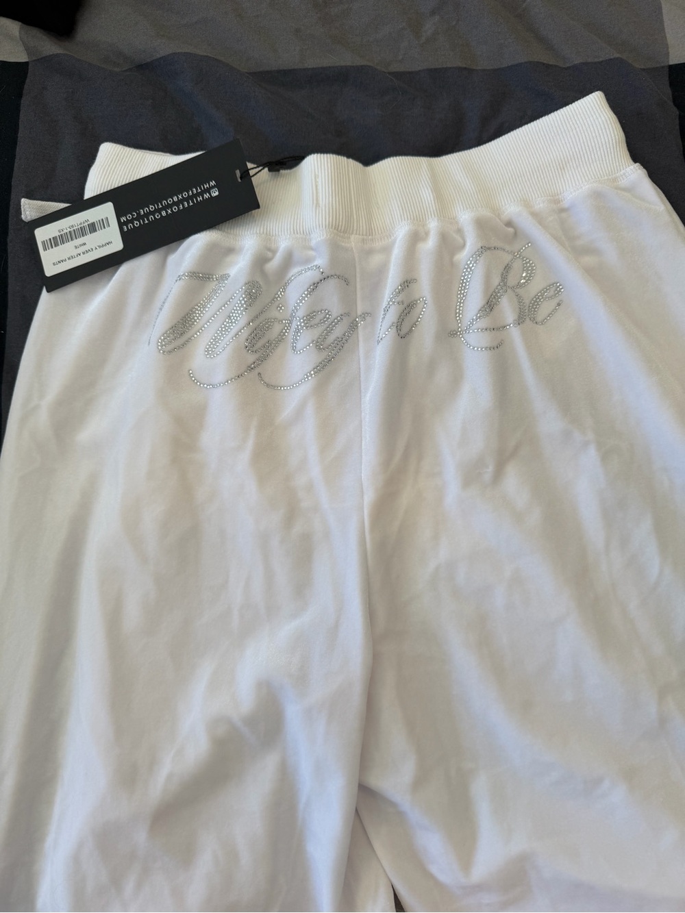 NWT white fox boutique wifey to be sweatpants